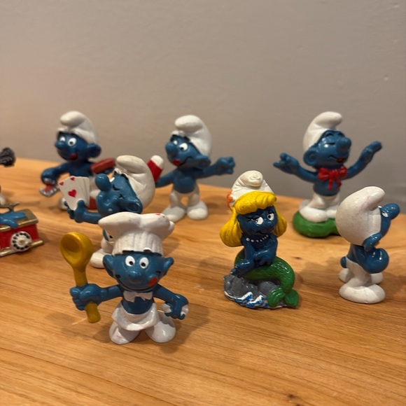 Lot of 28 vintage smurf collection - Picture 15 of 16